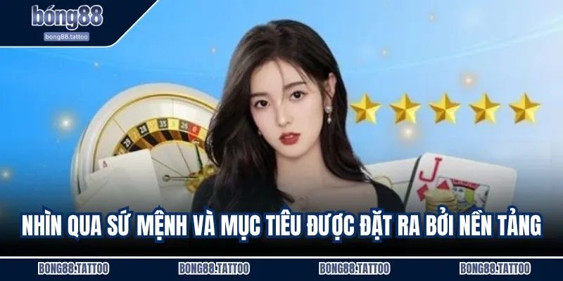 Nhìn qua sứ mệnh và mục tiêu được đặt ra bởi nền tảng